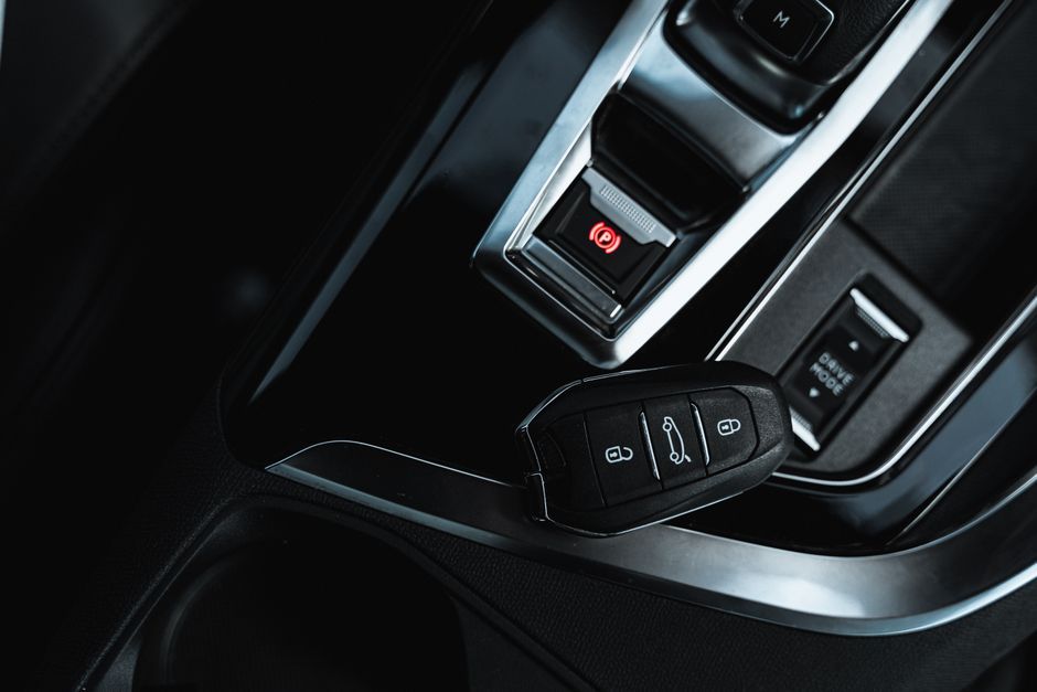 automotive central console interior design