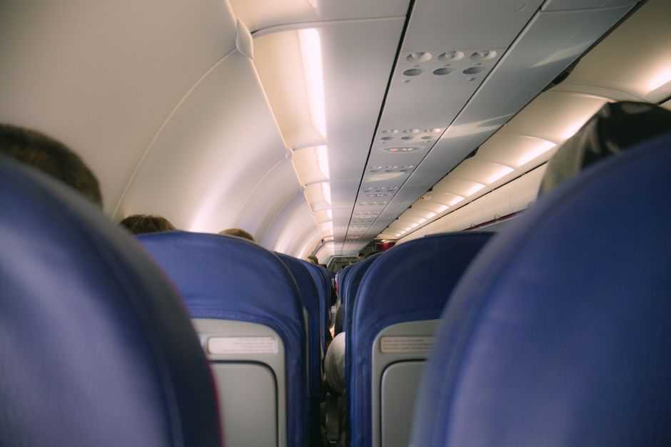 airplane interior cabin seating