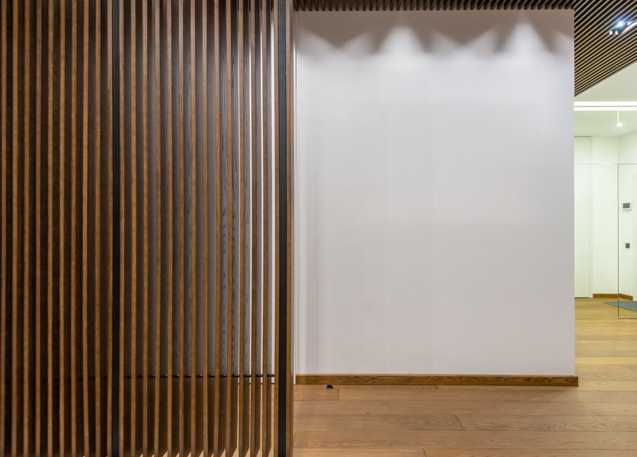 modern minimalist interior design wall detail