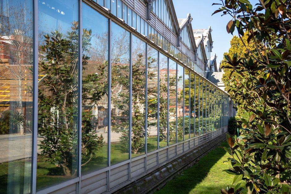 Spain botanical experimental garden meadow landscape architecture exterior