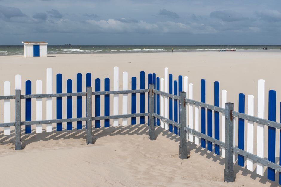 French coast beach sand dunes