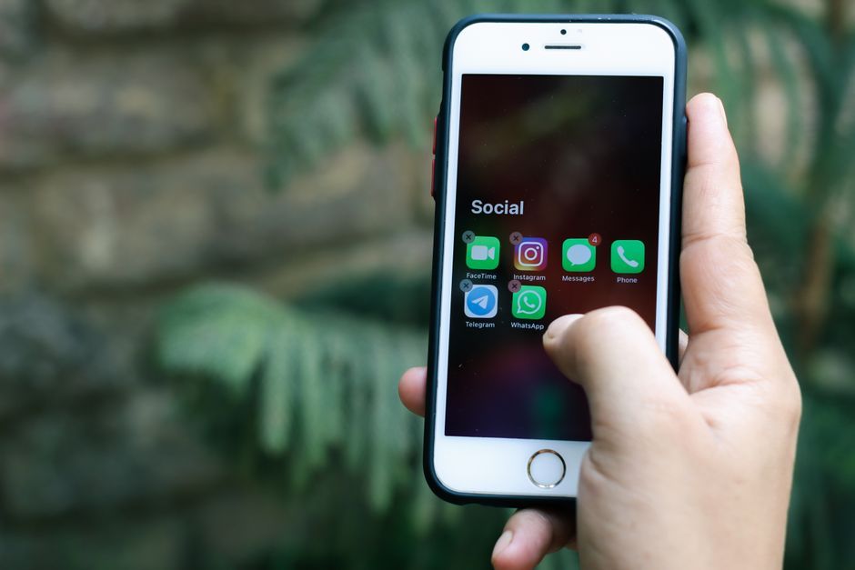 Telegram smartphone chat messaging app interface
