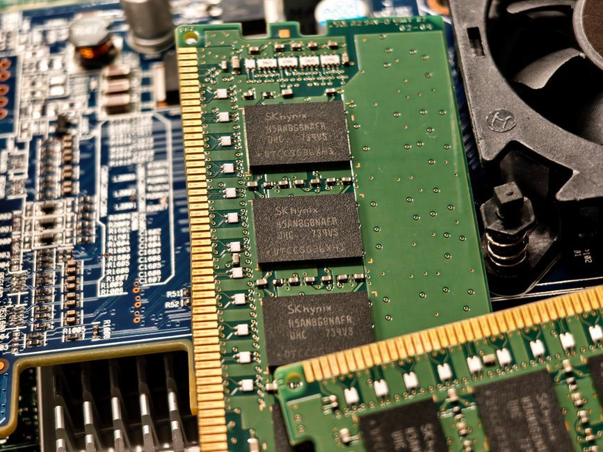 artificial intelligence hardware gpu microchip close up
