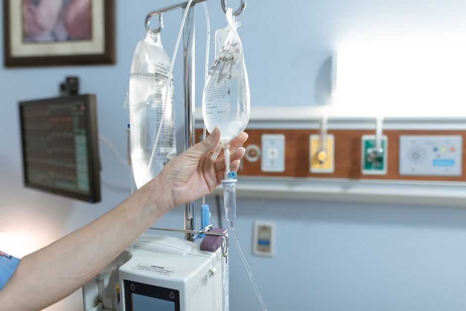 UK NHS hospital room medical equipment