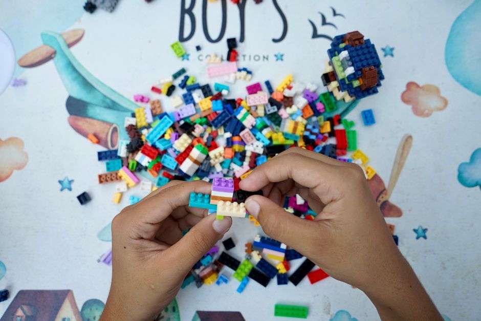 LEGO robot building blocks toy