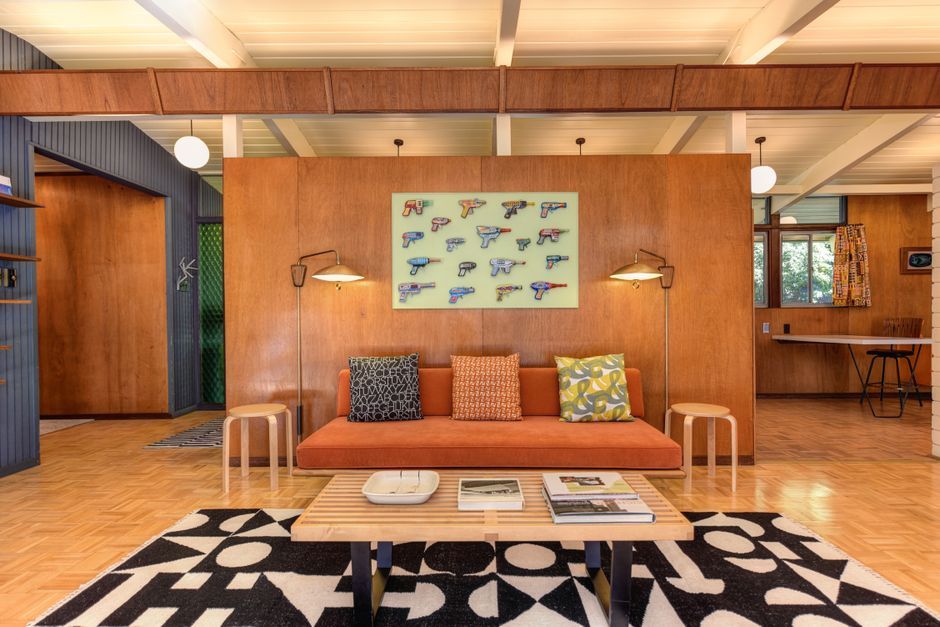 mid century modern interior design vintage furniture