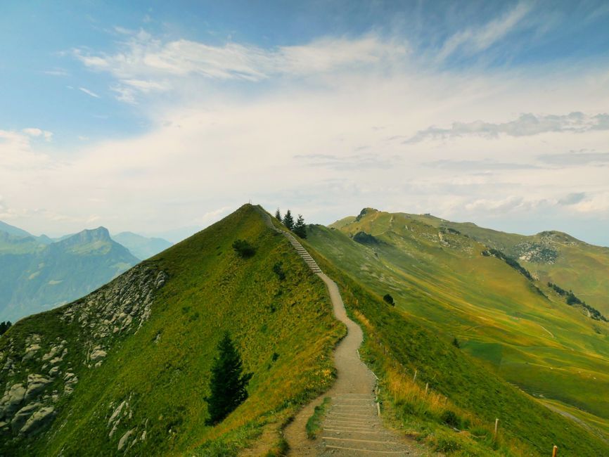 hiking trail outdoor nature exploration landscape mountain view