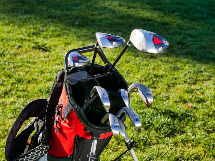 golf club driver equipment close up