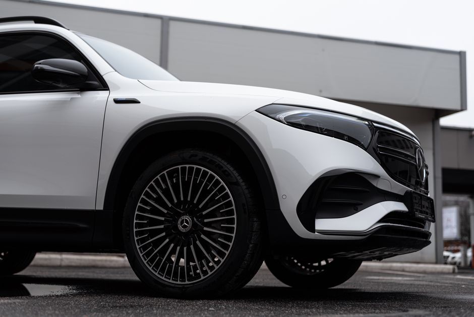 luxury electric SUV vehicle parked exterior