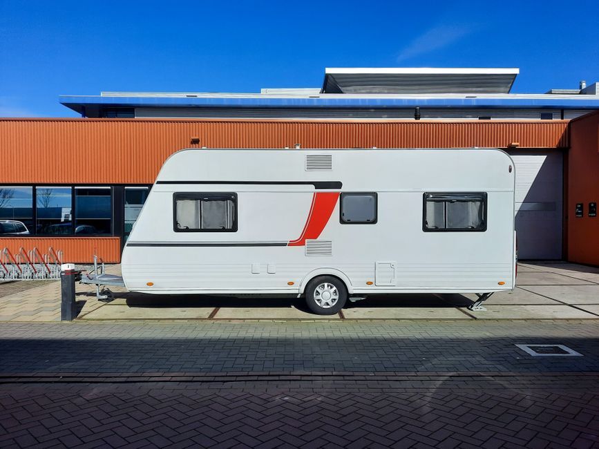 Netherlands aluminum caravan trailer interior teak flooring