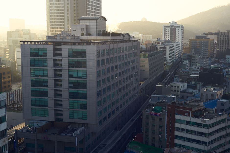 South Korea modern government office building interior architecture