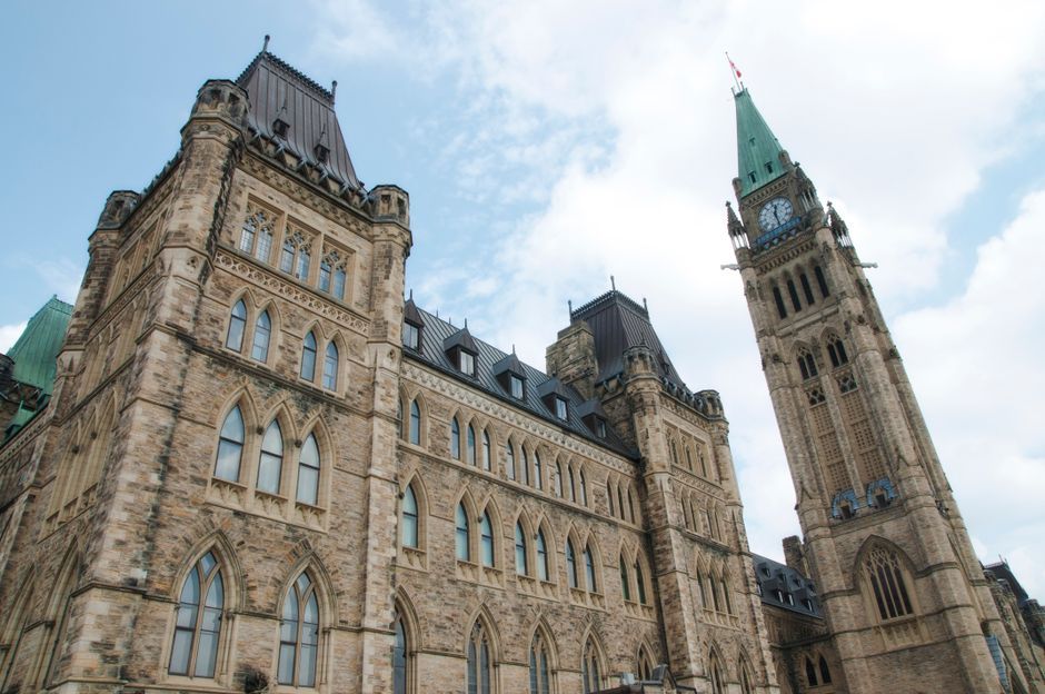 Canada parliament building exterior Ottawa