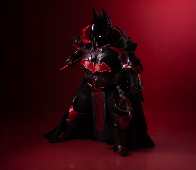 fantasy action movie hero silhouette digital art