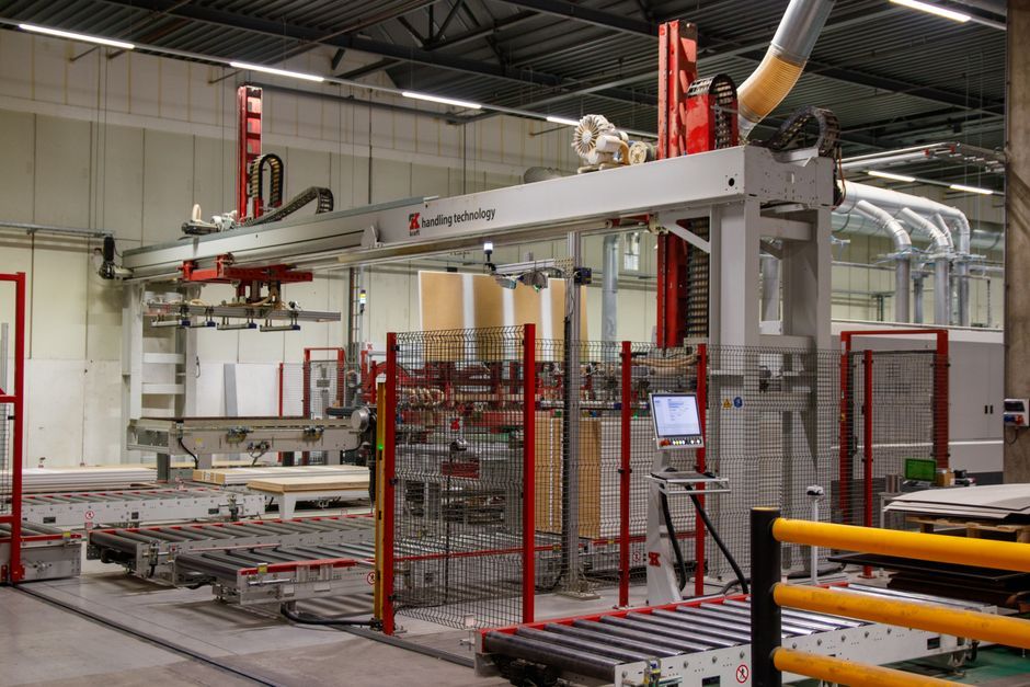 automated home appliance manufacturing facility