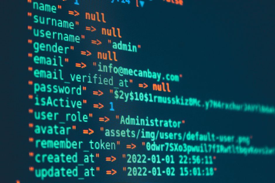 cybersecurity threat software code analytics screen