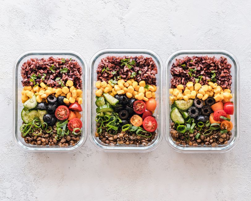 healthy meal prep containers food Thailand