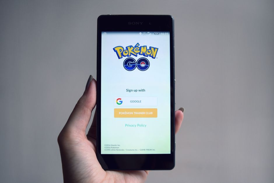 mobile gaming app interface