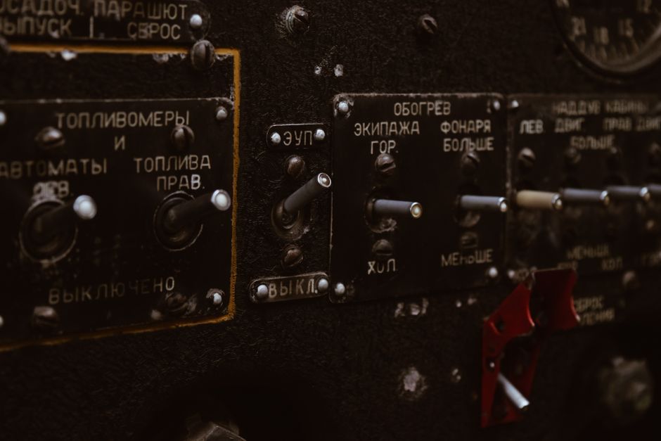 NASA space flight control center vintage equipment