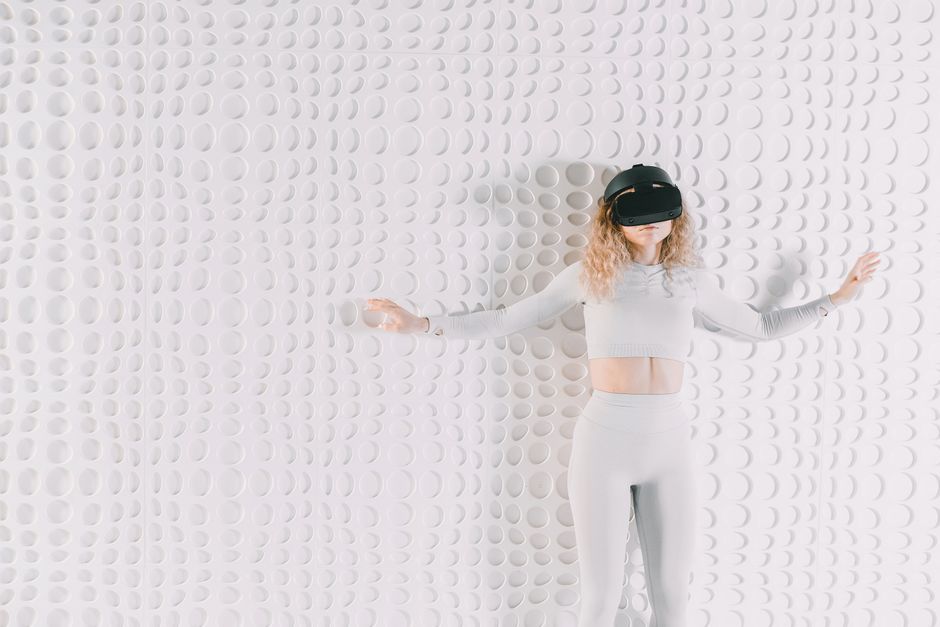virtual reality simulation digital landscape abstract technology