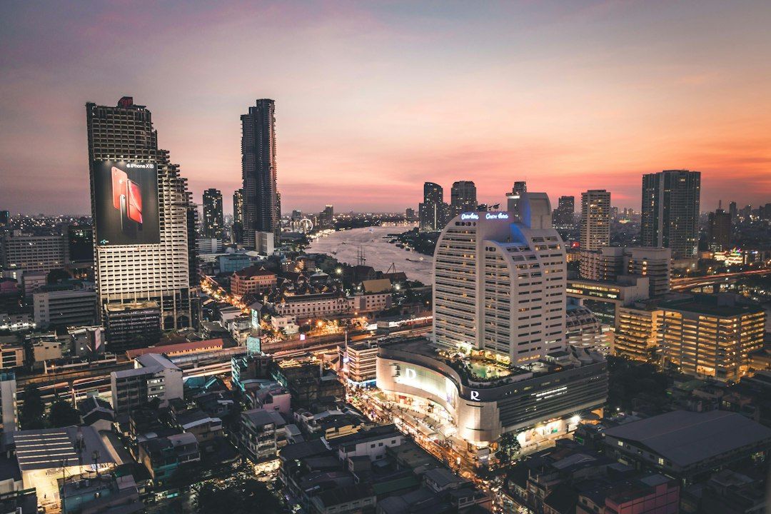 business conference speaker presentation screen daytime Thailand