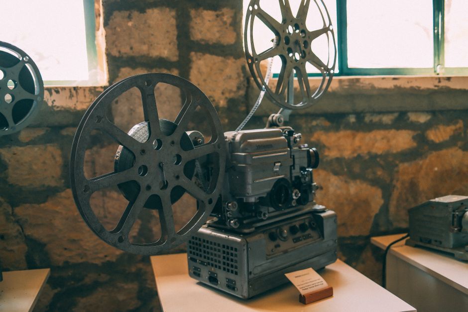 retro comedy film reel cinema