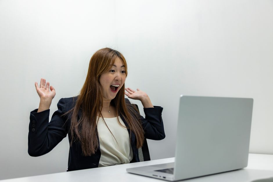 Thai female celebrity smiling business