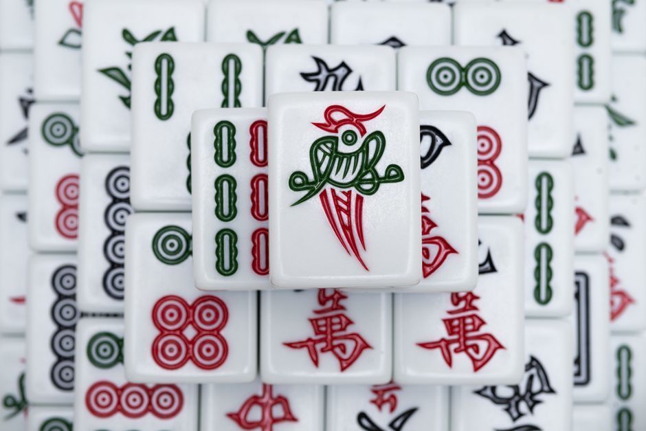 mahjong tile vector svg font