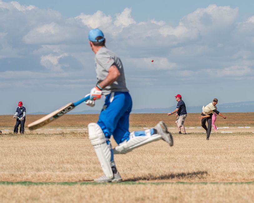 cricket fielder gesturing match
