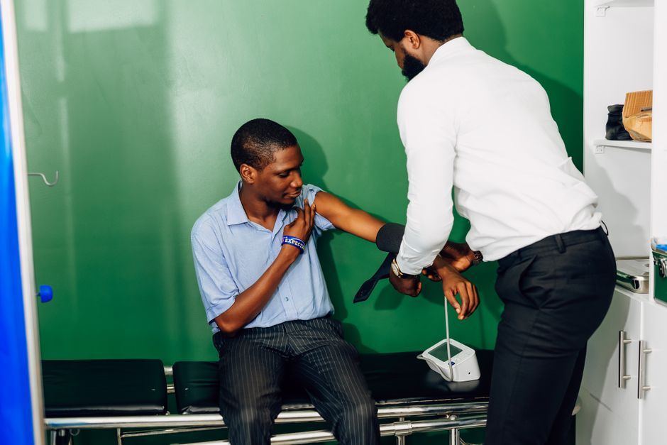 tall man medical patient Africa