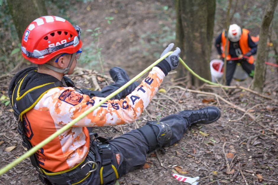 search and rescue operation forest thailand