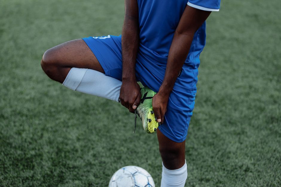 football player training pre season