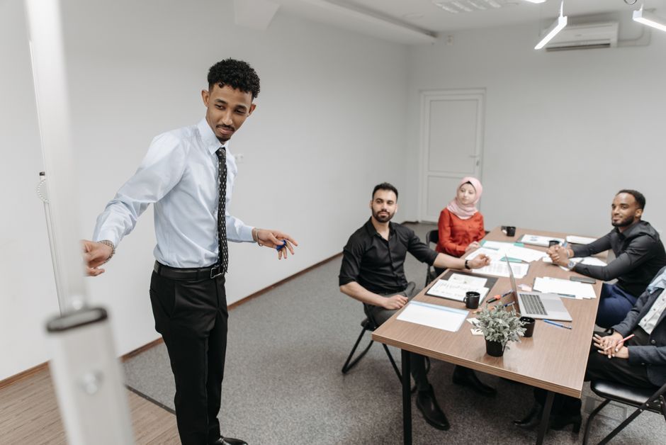 professional business meeting presentation