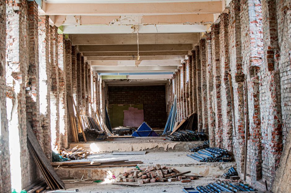 historic building interior salvaged materials