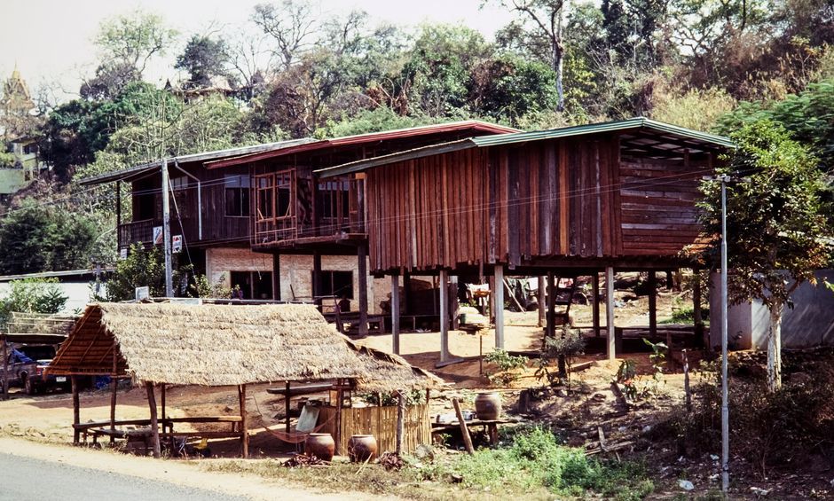 thai rural house building community project