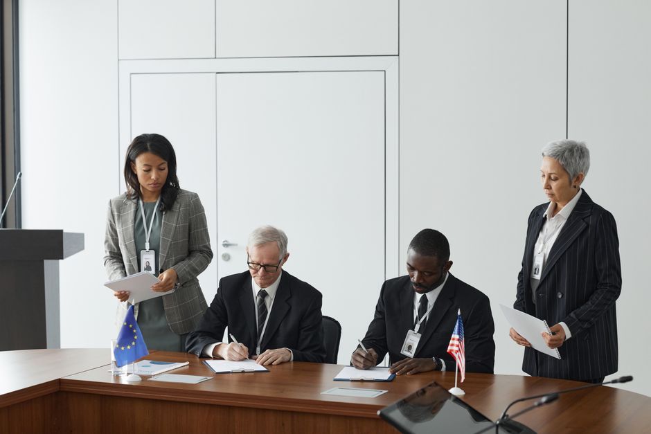 business forum signing ceremony cooperation