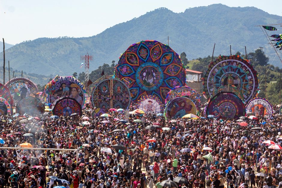 giant circular festival barriletes kite
