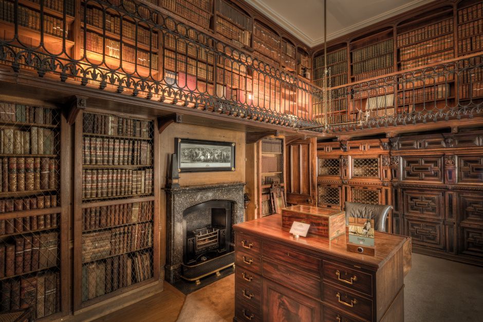 modern library interior UK high street