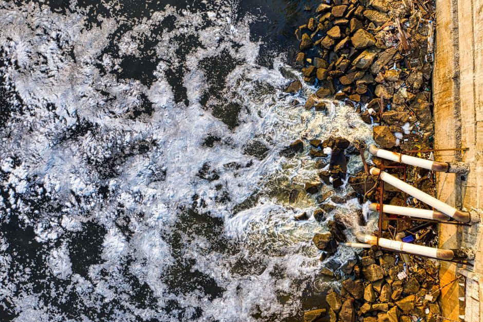 UK water treatment river pollution