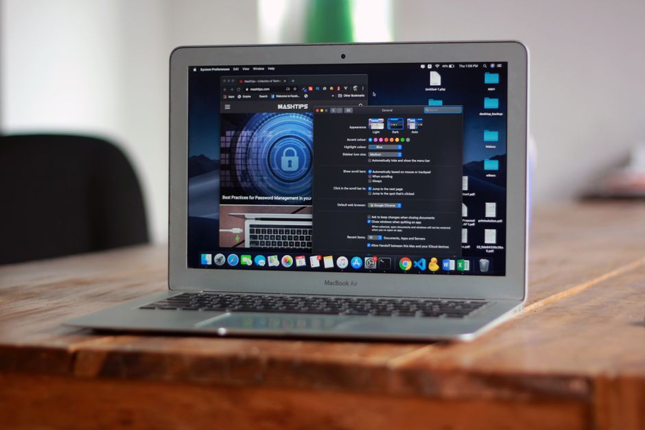 macOS system settings software update screen