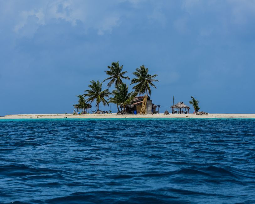 Caribbean island palm trees private jet airport