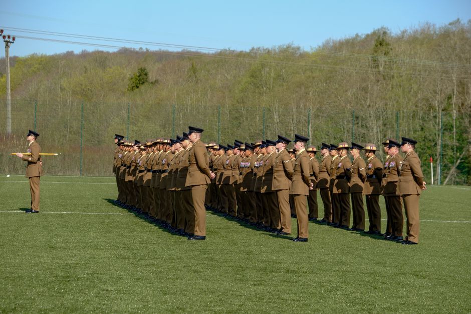 British army soldiers uniform Yorkshire