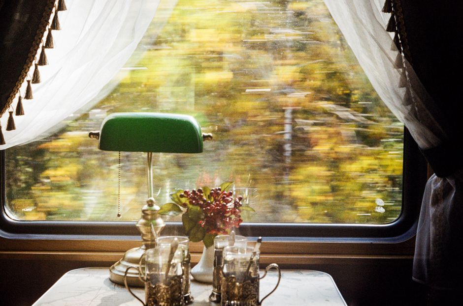 Scotland luxury train interior travel
