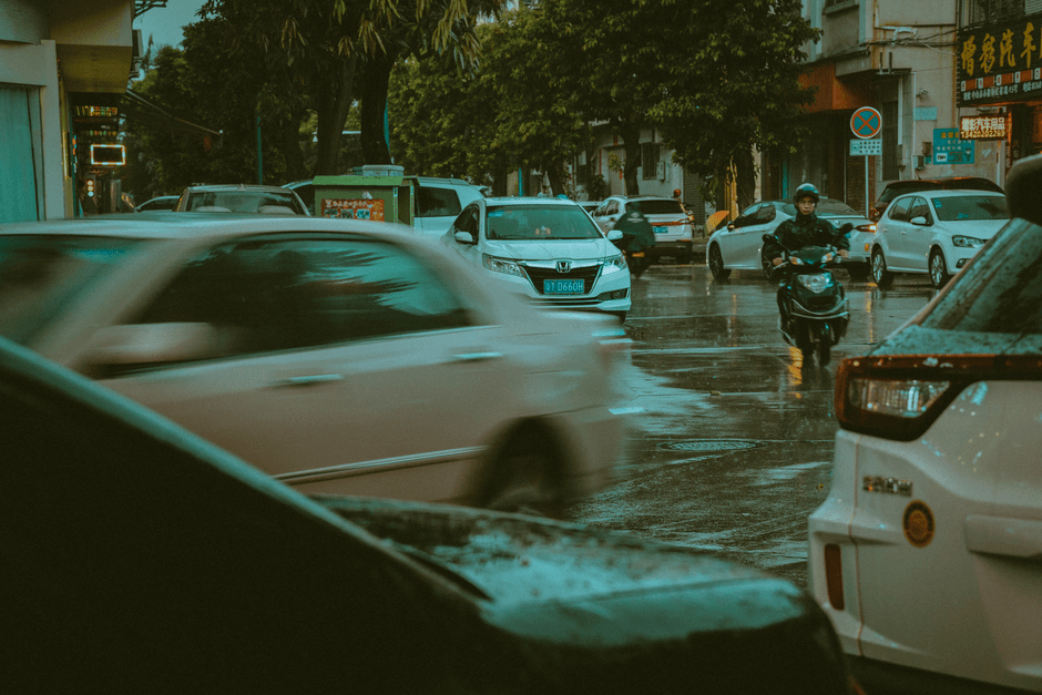 China typhoon heavy rain highway