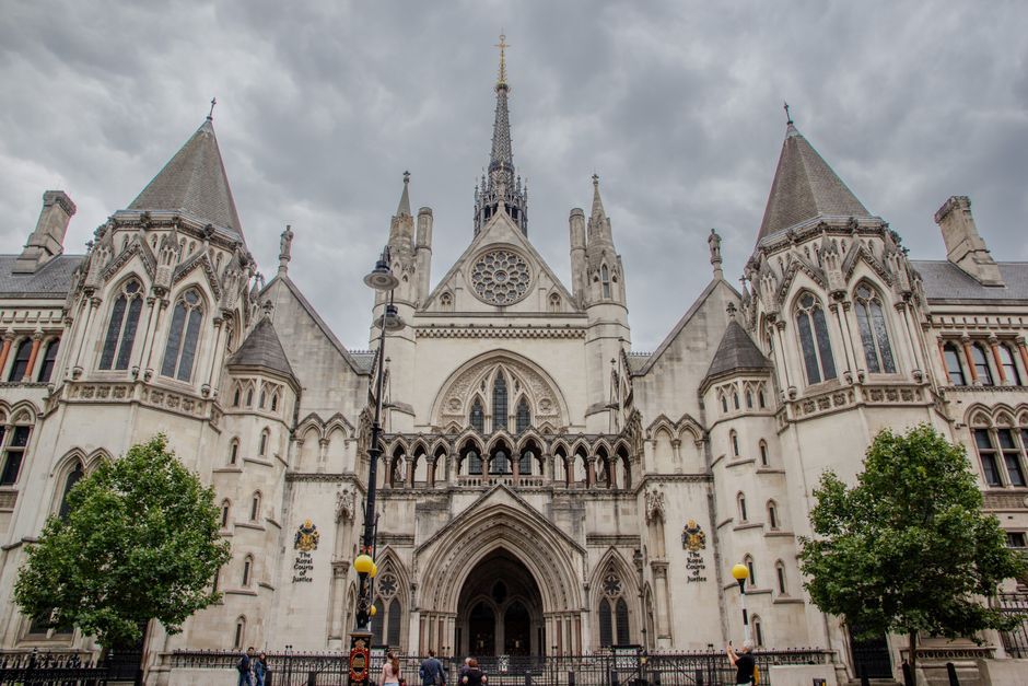 UK court building exterior London