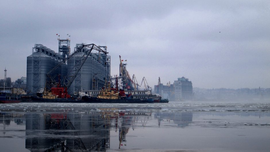 Russia grain terminal drone strike port infrastructure