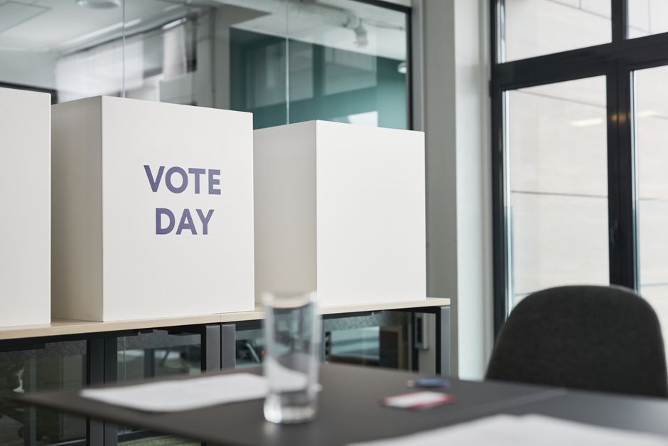 United Kingdom voting ballot box election station