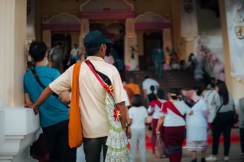 Thailand temple ceremony