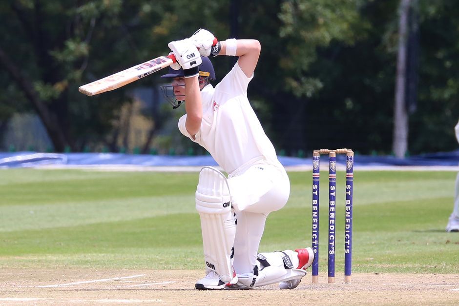 cricket player action pitch Australia