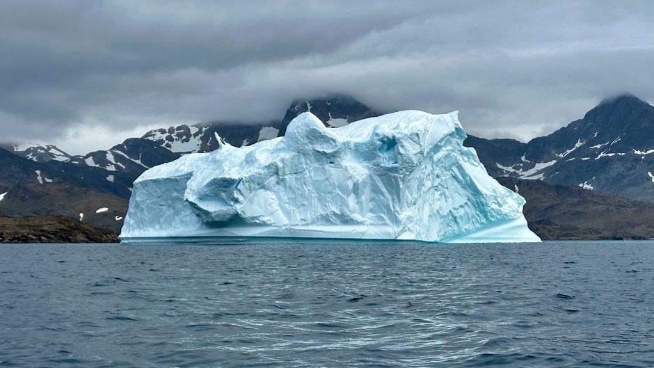 Greenland glacier sea ice landscape