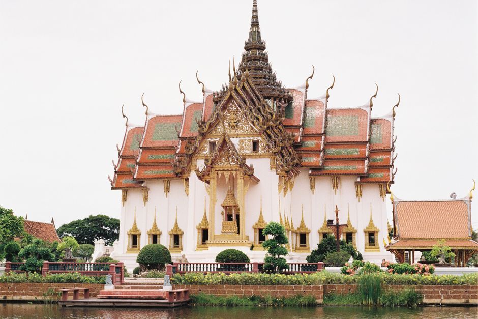 Thailand temple exterior building architecture